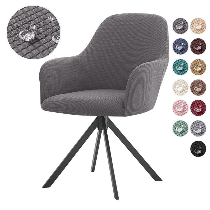 Yiran Furniture Hochlehnsesselbezug aus Polyester, wasserdicht und staubdicht, Farbe: bordeaux, B/T/H: 51 x 48 x 17 cm - Bild 1