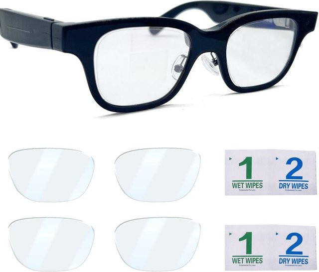 4er-Pack Rokid Schutzfilm für Brillengläser, transparent, HD Anti-Scratch und Drop-Schutz für Smart Glasses Objektive - Bild 1