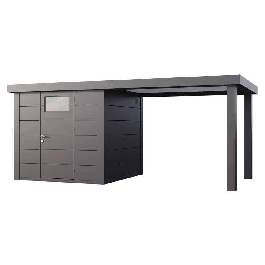 Telluria Gerätehaus Classico in Silber mit Außenmaß B: 542 cm, H: 258 cm, T: 219 cm - Bild 2