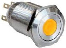 Bulgin MPI005D28LSAM12 Drucktaster in Silber - Bild 1