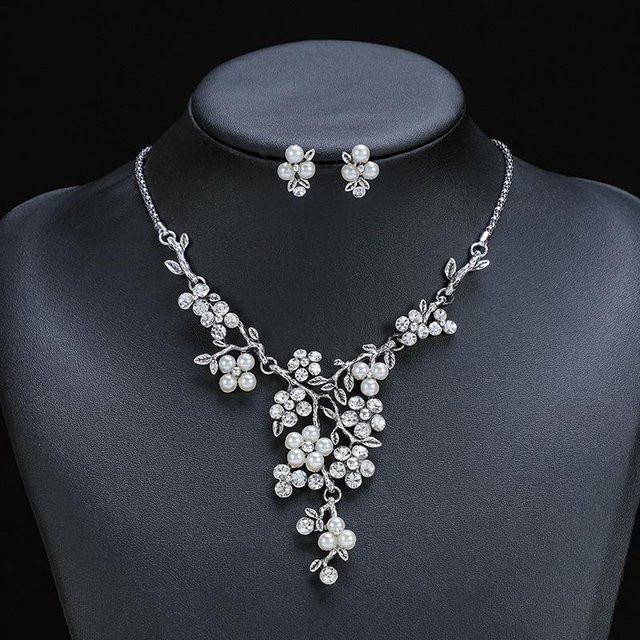 Lucky Star Jewelry Schmuck-Set, Messing, Zirkonia, Weiß, Damen - Bild 1