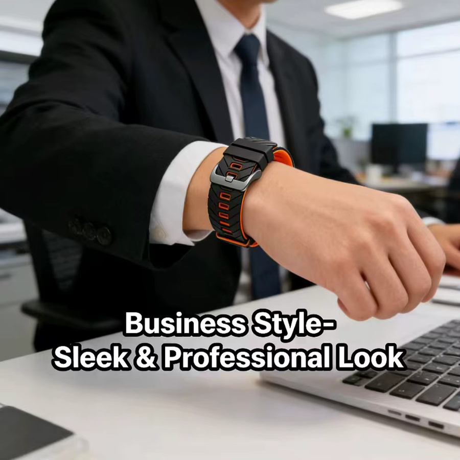 Xiaomi Uhrenarmband Silikon, 22 mm, Schwarz - Bild 3