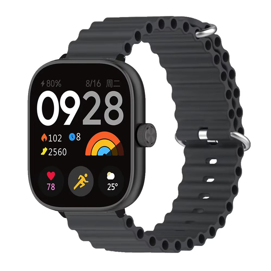 Xiaomi Uhrenarmband Silikon, red, Unisex - Bild 2