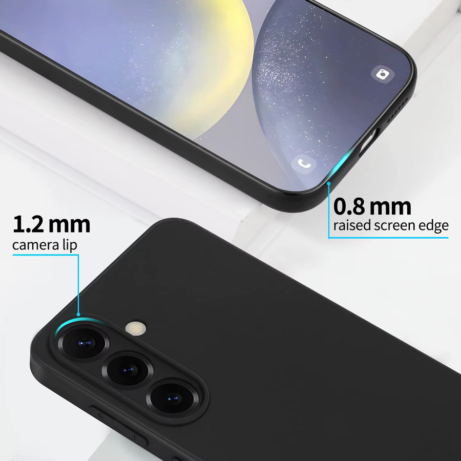 Individuell gestaltbare TPU Soft Hülle für Samsung Galaxy S20 S21 S22 S23 S24 Plus Ultra 5G Lite FE in Schwarz - Bild 3