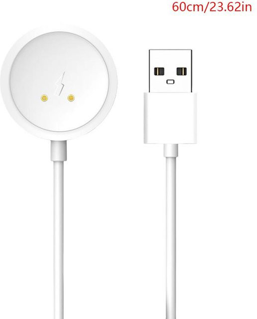 Gouqi Magnetisches Smartwatch Ladekabel 2-Pin/4-Pin für Dw89, Dw98 und A1 in Weiß - Bild 1