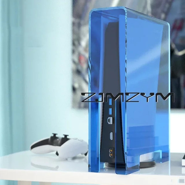 Transparente Staubschutzhülle aus Acryl für Sony PlayStation 5 und PlayStation 4 Konsolen sowie DualSense Controller - Bild 1
