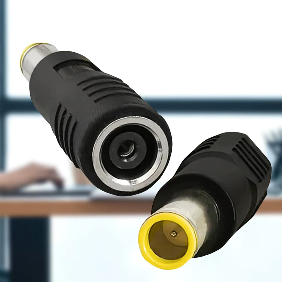 DC 7909 7,9 mm auf DC 8020 Buchsenadapter in Schwarz für Solarpanels und Powerstations - Bild 2