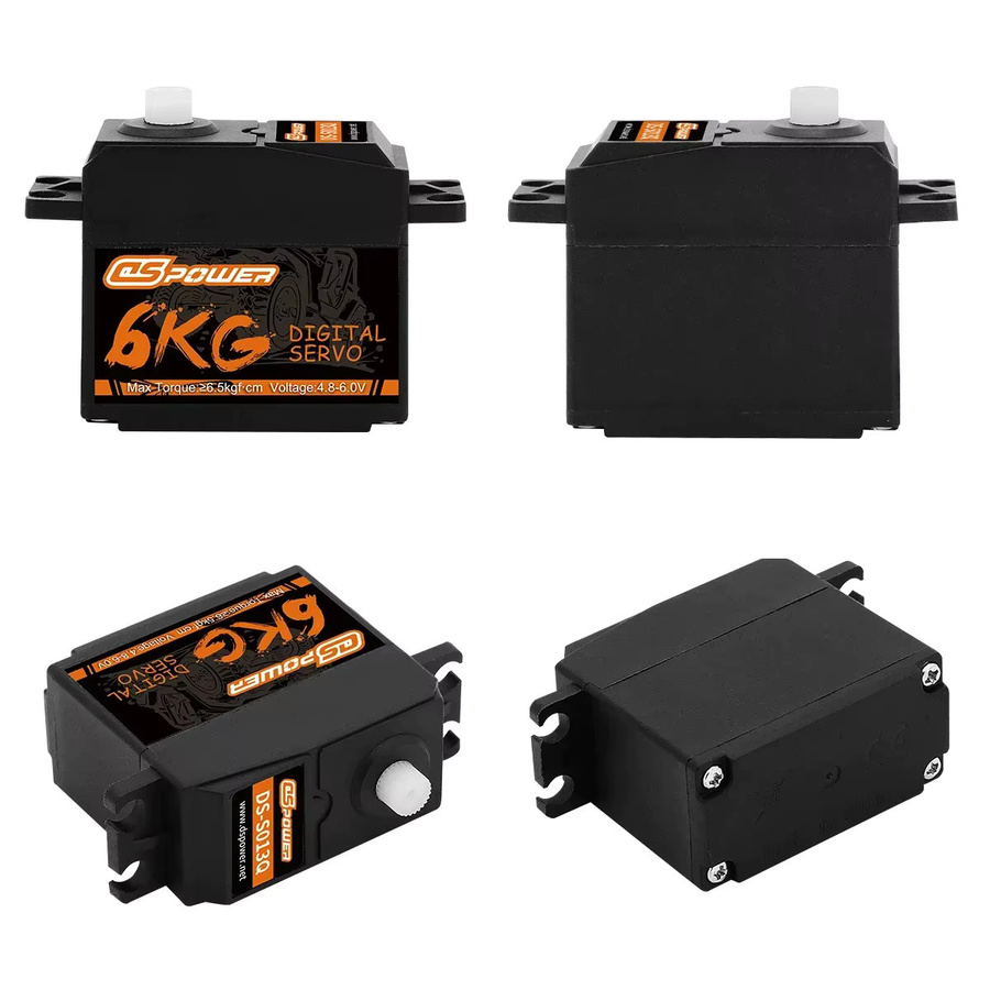 DSPOWER Digitaler Servo, Kunststoff/Metallgetriebe, Wasserdicht, Schwarz - Bild 2