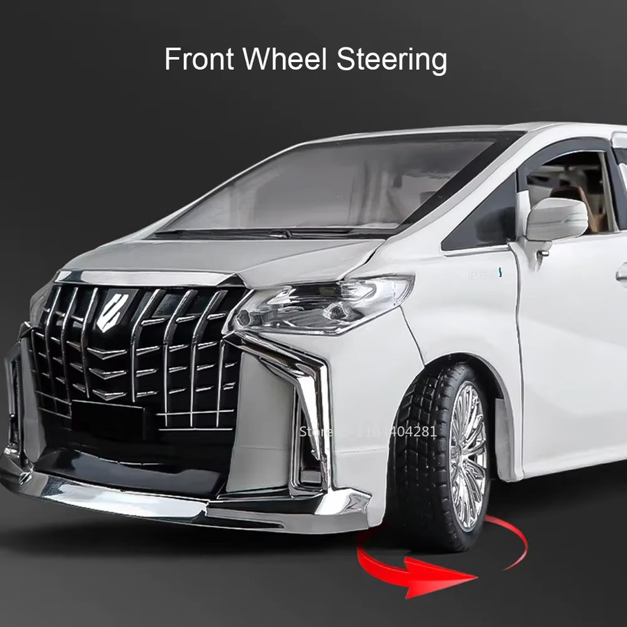 MAKEDA Alphard RAV4 Legierungsmodell, 1:24, mit Sound und Licht - Bild 4