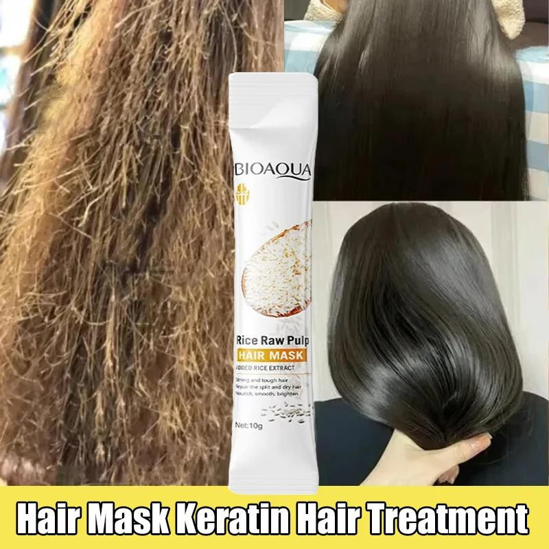 Bioaqua Haarmaske mit Hyaluronsäure und Panthenol, Trockenes Haar - Bild 3