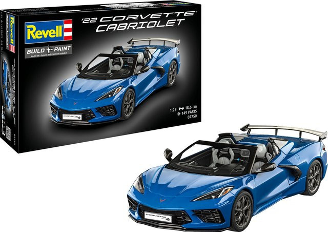 Revell Corvette C8 Cabriolet, Modellauto, 1:25 - Bild 1
