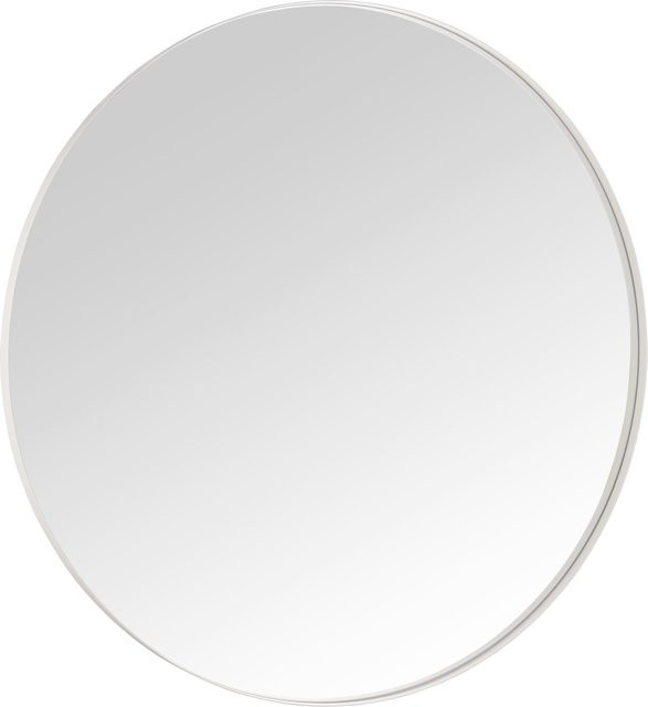 Rahmenspiegel BRITTA von MIRRORS AND MORE in Silber, runder Wandspiegel aus Metall und Glas - Bild 1