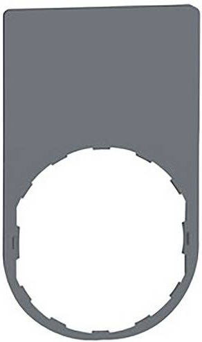 Schneider Electric ZBYP6101C0 Schildträger aus Kunststoff, Grau, 10 Stück - Bild 1