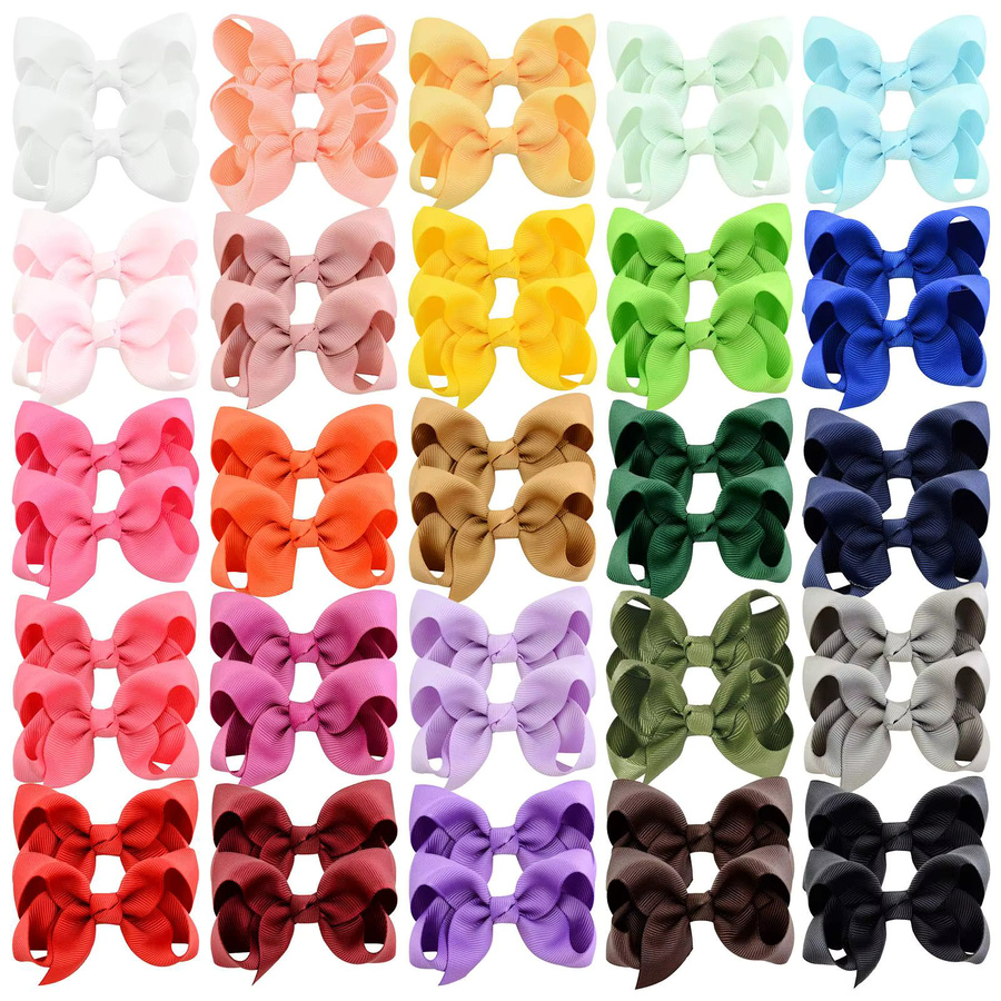 KIDS BOWS Haarschleifen-Clips, Ripsband, 7,6 cm, Kinder - Bild 3