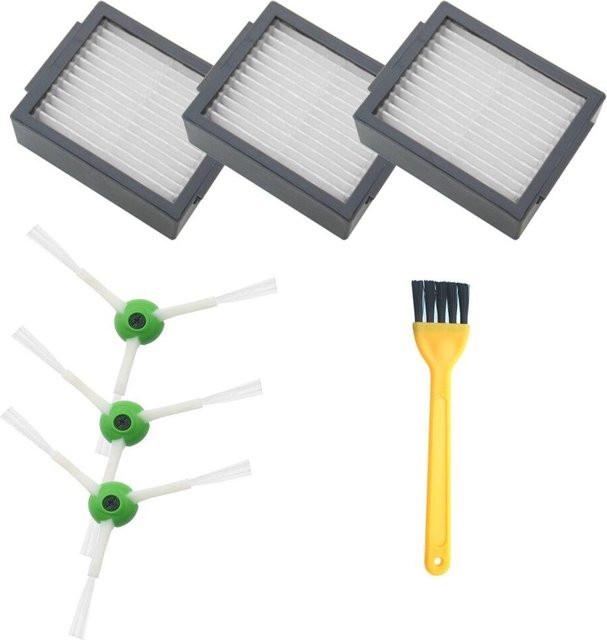 Ersatzteil-Set für iRobot Roomba i7 E5 E6 Serie mit Hepa Filter, Seitenbürsten und Bürstenrolle in Multicolor - Bild 1