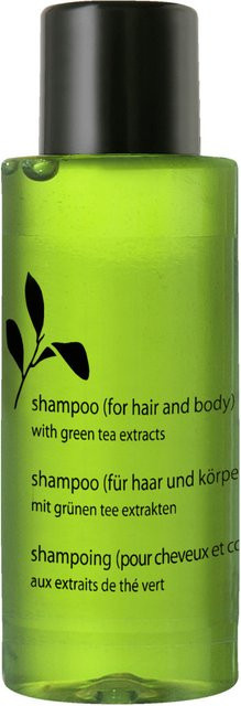 V-Touch Hotel Shampoo Green Tea neo, 45 ml, Normales Haar, Unisex - Bild 1