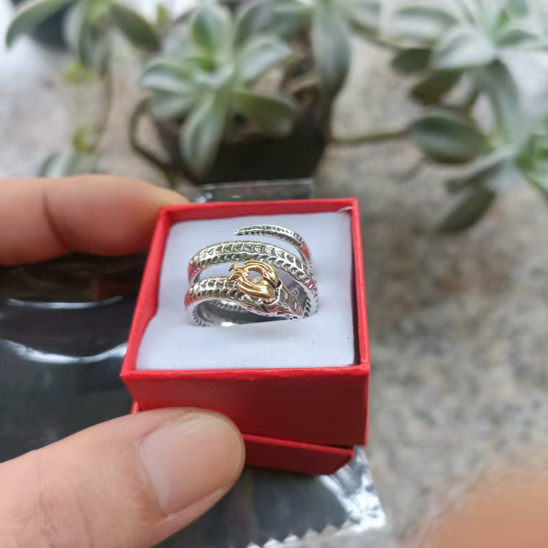 Buyee Ring, 925 Silber, Hornform, Unisex - Bild 3