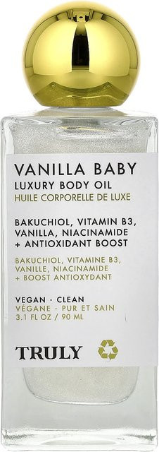 Truly Beauty Vanille Baby Körperöl, 90 ml, mit Niacinamid und Bakuchiol - Bild 1