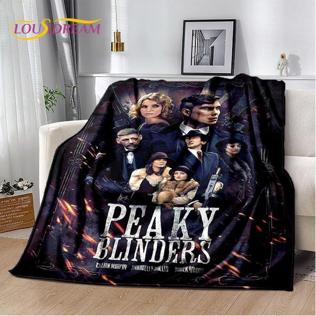 Weiche Decke Tommy Shelby Peaky Blinders von Magic Zhu, Mehrfarbig, B/T: 130 x 150 cm - Bild 1