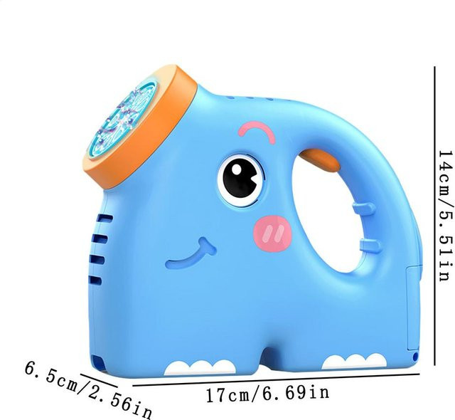 Linyi toy car Seepferdchen Seifenblasenmaschine, Seifenblasenpistole, ab 3 Jahre - Bild 1