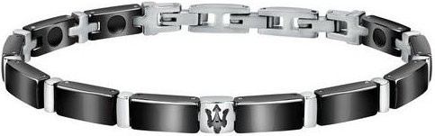 Maserati Jewels Armband, Edelstahl, Schwarz, Herren - Bild 1