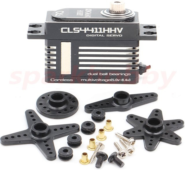Kingmax CLS4411HHV Digital Metal Gear Servo, CNC-Gehäuse, Schwarz - Bild 1