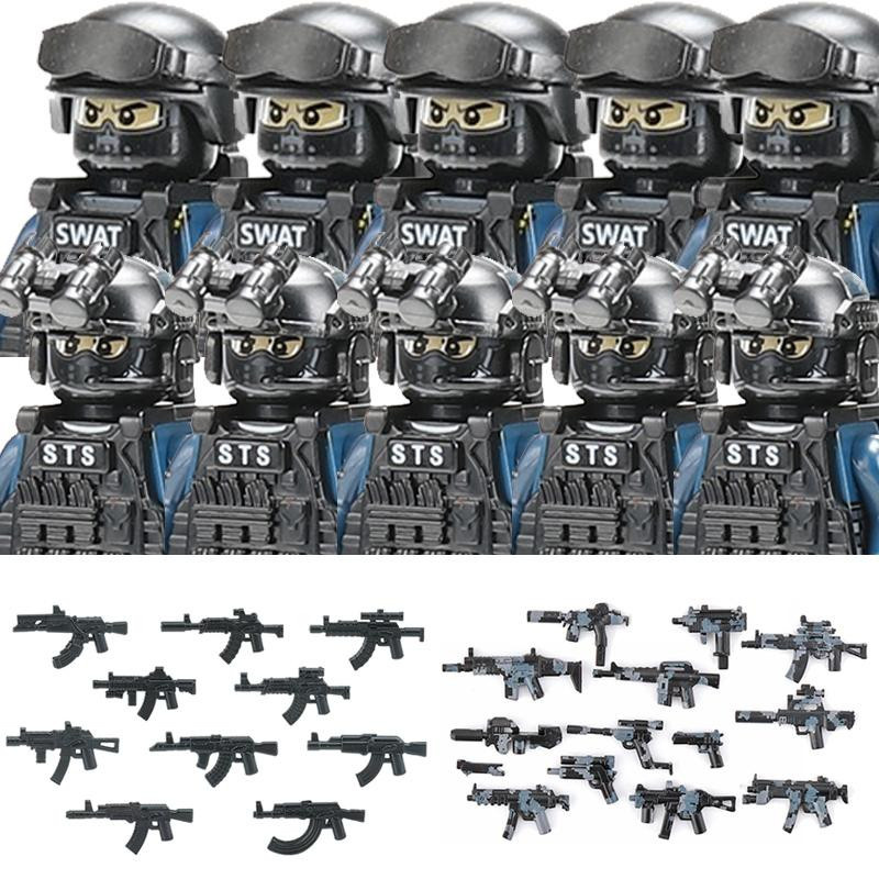Linyi toy Polizei und Militär Figuren Bausteine Set - Bild 1