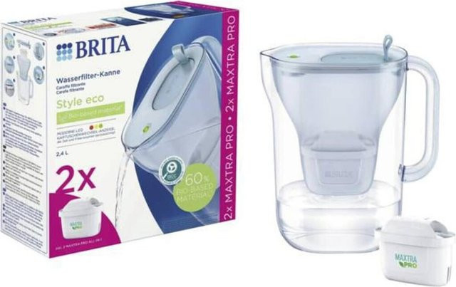 Brita Style eco Karaffe in Blue inklusive 2x Maxtra Pro All-in-1 Filtern - Bild 1