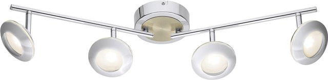 OBI LIGHTING LED-Deckenleuchte Vidor 4er-Spot in Chrom mit Glas und warmweißem Licht - Bild 1
