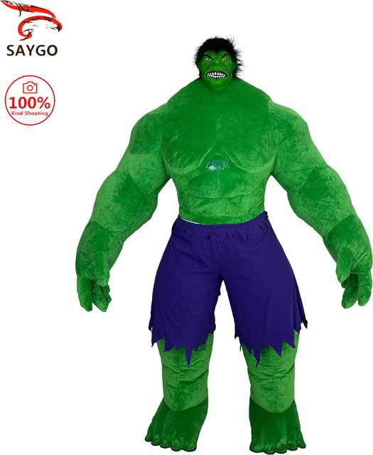 SAYGO Mutanten-Riesen-Aufblasbares Kostüm, Maskottchen, Plüsch-Set - Bild 1