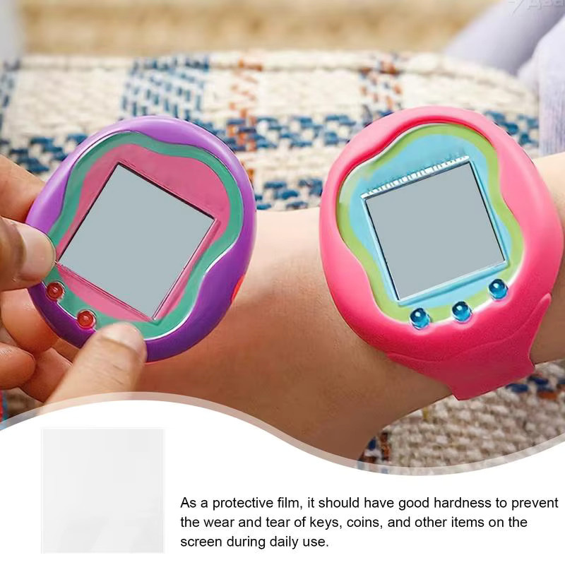 5er-Pack HD PET Displayschutzfolie für Tamagotchi Uni, transparent, kratzfestes Zubehör für deine Spielkonsole - Bild 2