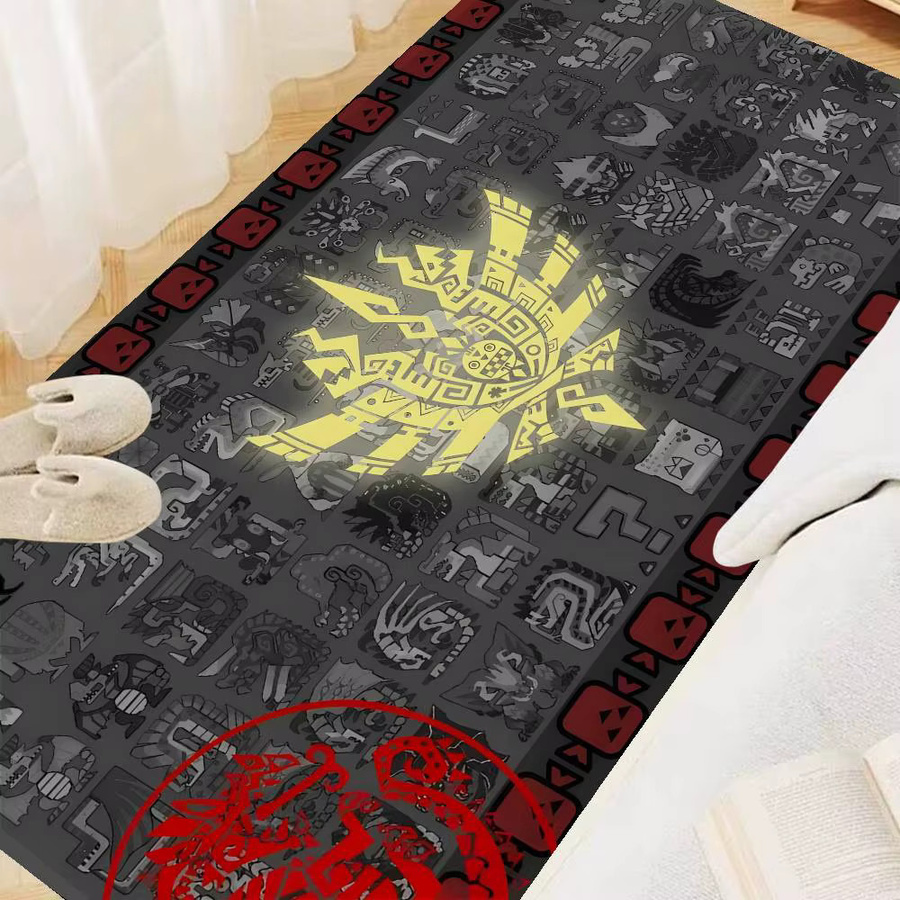 Potdemiel Monster Hunter Fußmatte, rutschfest und waschbar, Mehrfarbig, B x T: 60 x 40 cm - Bild 4