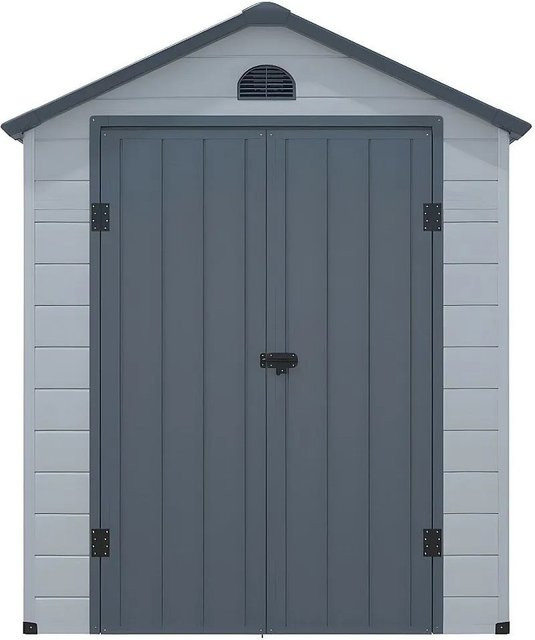 Schrebergartenhaus Cesio von Vente-unique in Hellgrau und Anthrazitgrau mit Höhe: 176 cm - Bild 1