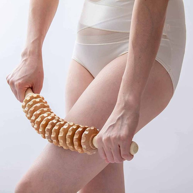 JWWMMJ Massage Roller Holz, Unisex - Bild 1