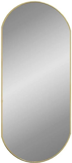 vidaXL Wandspiegel Oval in Gold mit minimalistischer Ästhetik, B/H: 90 x 40 cm - Bild 1
