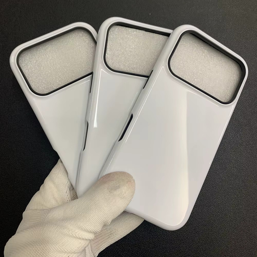 FONLYU 5er Set Sublimationsrohlinge Handyhüllen für iPhone 17 16 15 Pro Max aus Soft TPU und Hard PC für DIY Wärmeübertragung - Bild 2