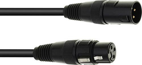 Eurolite DMX Verbindungskabel XLR 3-polig Schwarz 15m - Bild 1