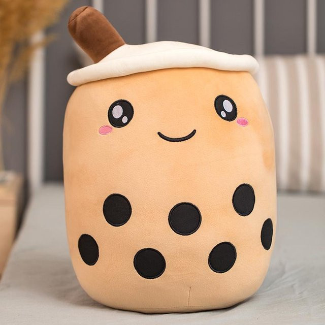 Yiran Health & Beauty Kawaii Familie Milch Bubble Tea Tasse Plüschtier, ab 3 Jahre - Bild 1