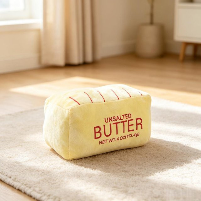 Binchi Fitness Butterstangen Plüschkissen, Kuscheltier, ab 3 Jahren - Bild 1