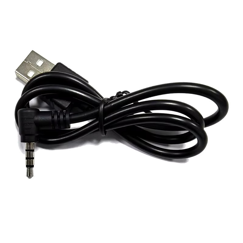 EJEAS V6 PRO Ladekabel mit 3,5-mm-Klinkenstecker auf USB-C für Vnetphone V6 und V4PRO Motorradhelm-Headset, Schwarz - Bild 3