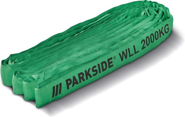 Parkside Hebeschlinge in Grün mit 4m Länge für 1000/2000kg - Bild 1
