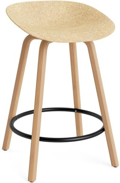 Normann Copenhagen Mat Barhocker aus Buche und Hanf in Beige - Bild 1