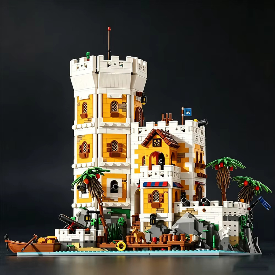 BALODY Sierra Madre Festung, Bausteine, Piraten-Thema, Leuchtende Burg - Bild 2