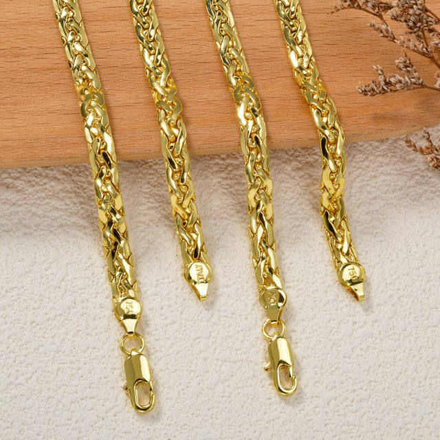sny Schlangenkette, 18 Karat vergoldet, Gold, Damen - Bild 1