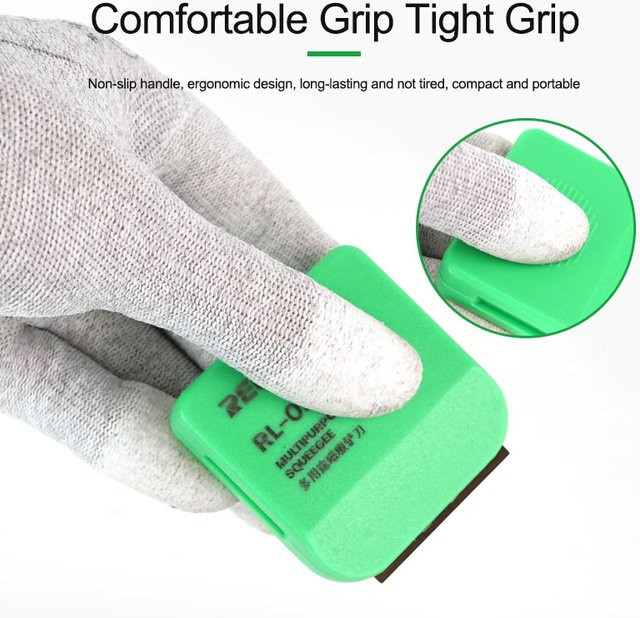 RELIFE RL-023B Magnetische Nacharbeitsklinge Mehrzweck-Magnetrakel in Grün für die Tablet- und Telefonreparatur - Bild 1