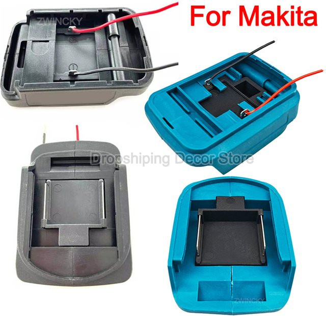 BSIDE Batterieadapter für Makita 18V LXT Lithium-Akku, Halterung für Elektrowerkzeuge BL1830 BL1840, Blau - Bild 1