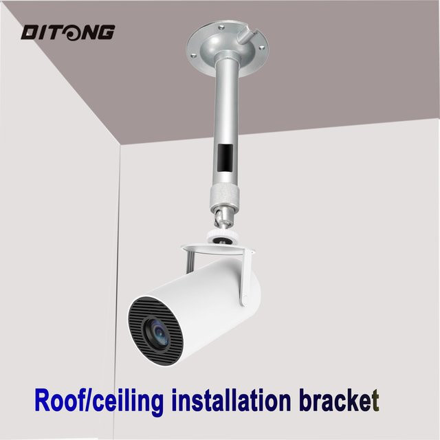 Ditong Projektorständer Universelle Deckenhalterung und Wandhalterung für Xgimi, Jmgo, DLP Mini Beamer sowie HY320mini und HY300pro - Bild 1