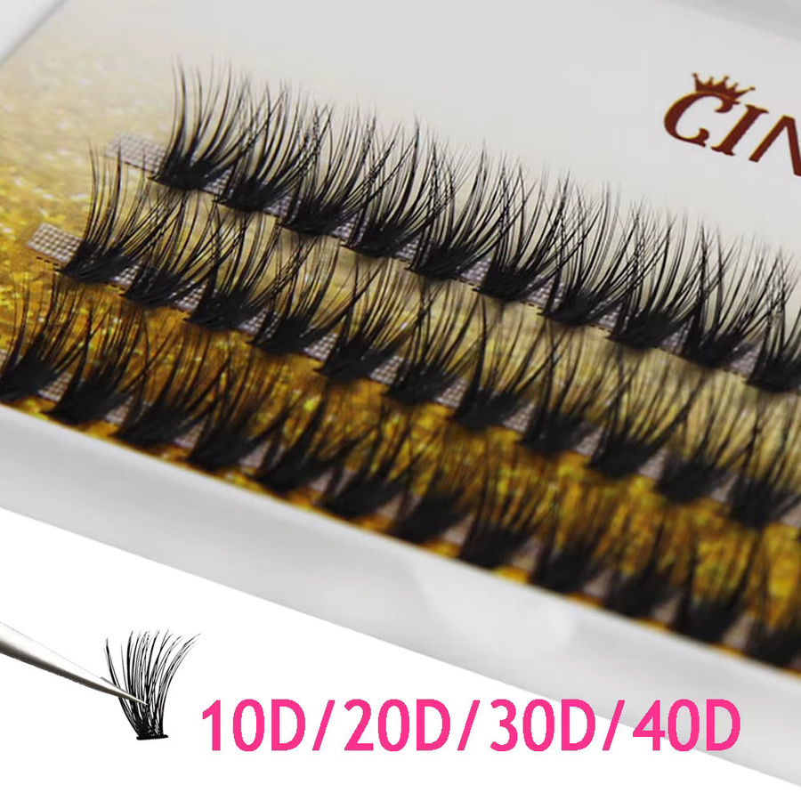 Cinnie Eye Cluster Wimpern, Black, Unisex - Bild 6