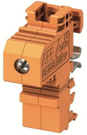 ABB Klemme 2CCA183466R0001 orange 35mm2 für Smissline TP Zusatzsockel - Bild 1