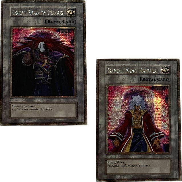 Yu-Gi-Oh! Bandit King Bakura Great Shadow Magus, DIY Proxy-Karten, Holo Foil Orica - Bild 1